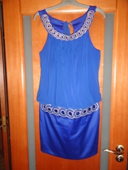 Платье Doridorca синего цвета р-р 46 (40 EU)