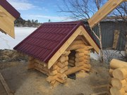 Строительство теплых домов из бревна.